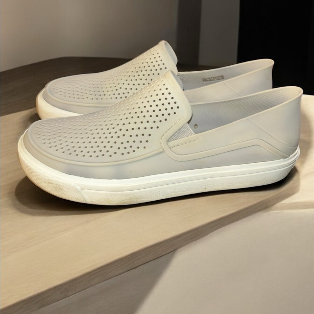 Men's Slip-On Casual Shoes - Light Grey